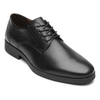 Zapato Derby Hombre Piel Semiformal Confort M.423201 Flexi® Negro Lisa 28,5 Mx