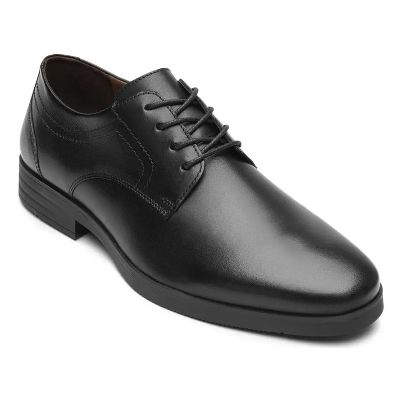 Zapato Derby Hombre Piel Semiformal Confort M.423201 Flexi® Negro Lisa 28,5 Mx