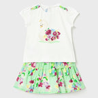 Conjunto Para Bebé Blusa+falda Mod.1979 Marca Mayoral® Agua 12 Meses