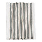 Servilleta De Cocina Multiusos Tejida 45 X 55cm Gris Rayas