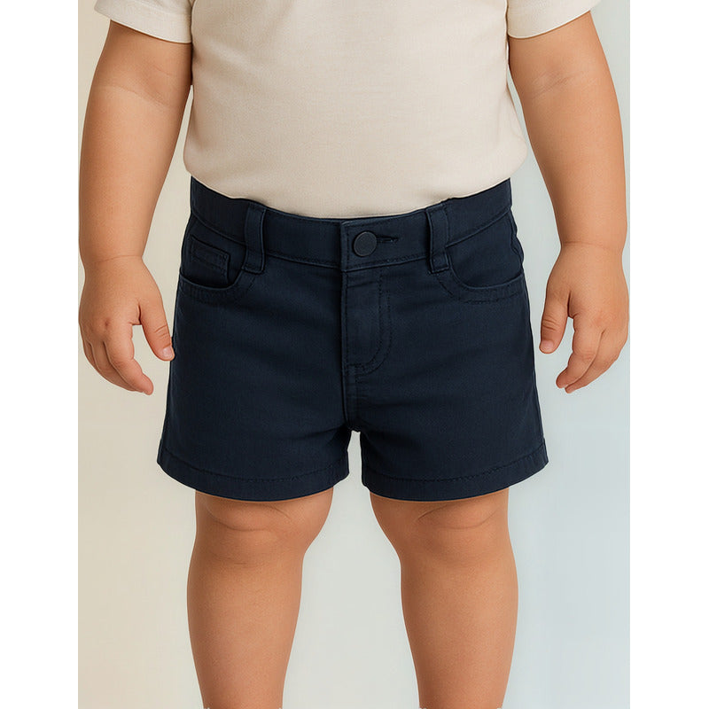 Short Bermuda Sarga Para Bebé Mod.206 Mayoral® Marino Lisa 9 Meses