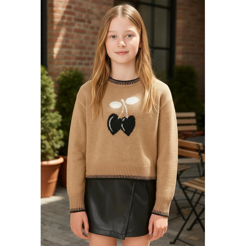 Sueter Casual Jacquard Para Tweens Mod.7316 Marca Mayoral®