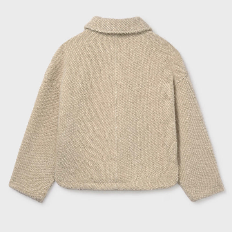 Abrigo Punto Pelo Para Niña Mod.7430 Marca Mayoral®