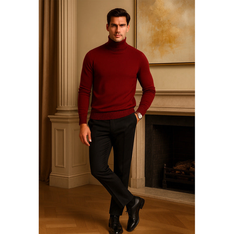 Sueter Cuello Tortuga Para Caballero Mod. E555303 Bobois®