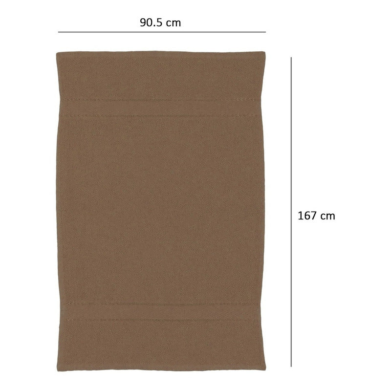 Toalla Absorbente De Baño Poliéster 167cmx90.5cm Colores
