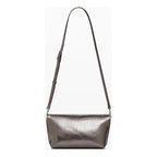 Bolso Para Mujer Mod. 25waxpaq/9225 Marca Desigual® Gris Metalizado Lisa Níquel