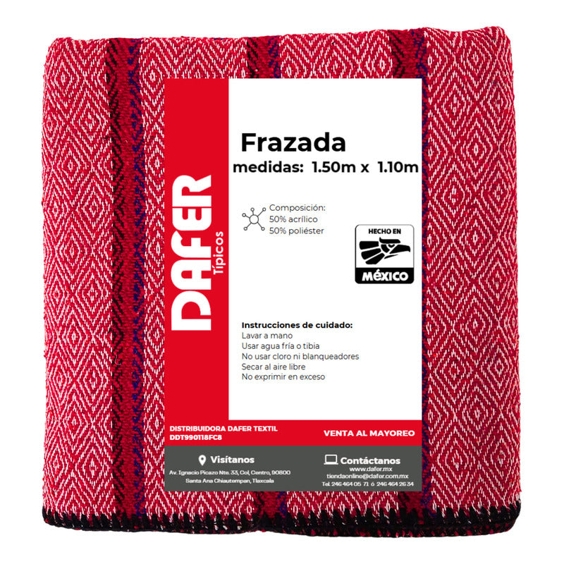 Frazada De Acrilico Multiusos 1.10m X 1.50m Mod. Ac