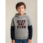 Sudadera Doble Manga Larga Para Niño 7444 Marca Mayoral® 18 Años Gris Oscuro Lisa