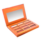 Paleta De Sombras Beauty Creations Hot Fire Con 12 Tonos Multi Satin Y Mate