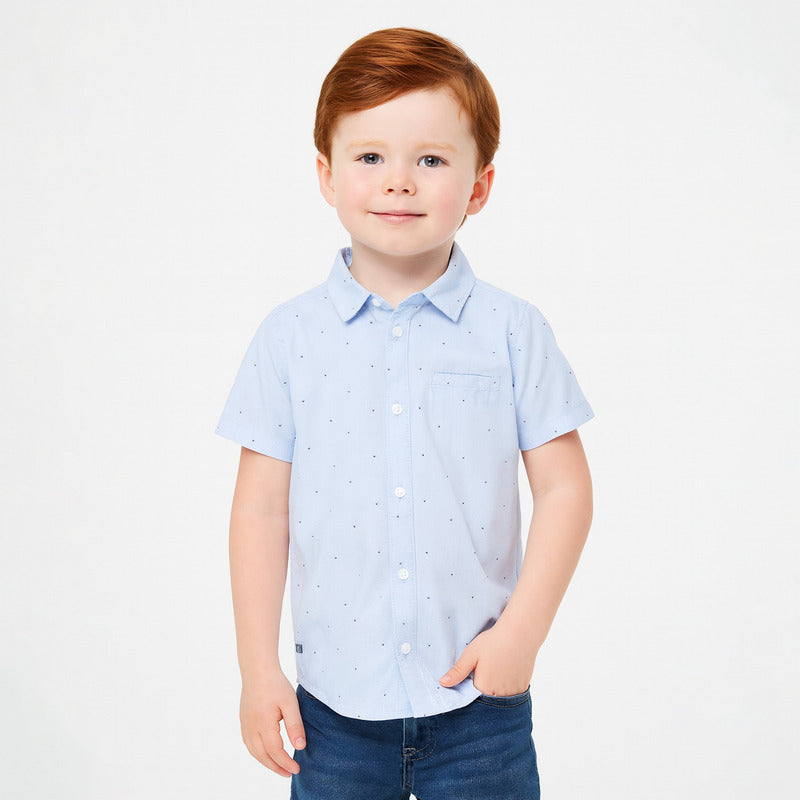 Camisa Manga Corta Para Niño Mod.3163 Marca Mayoral®