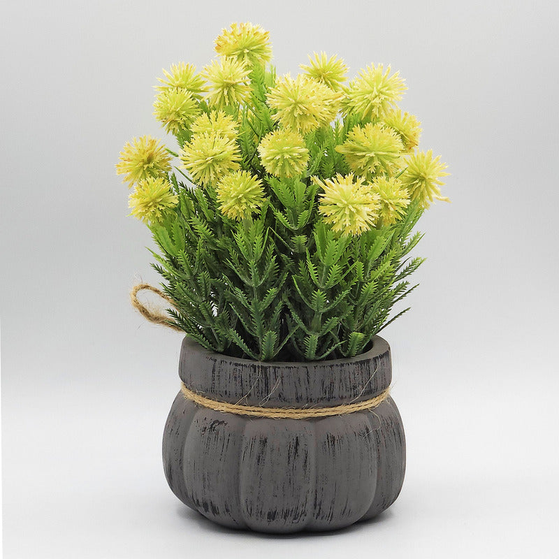 Decoración De Flores Artificiales En Maceta Para Interiores