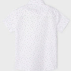 Camisa Para Niño Mod.3163 Marca Mayoral® Blanco Puntos 3