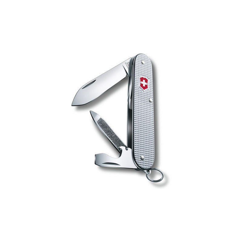 Navaja Cadet Alox 9 Usos Mod.0.2601.26 Marca Victorinox® Plateado