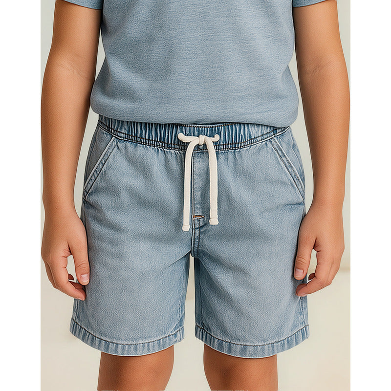 Bermuda Para Niño Mod. Ljbap0602 Marca Losan®