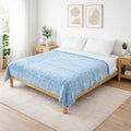 Cobertor Ovejita Ligero Matrimonial 1.80x2.10m Providencia® Multicolor 400 G Nevado Azul