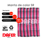Cobija Mexicana Manta De Color 1.90x1.60m 2k Económica