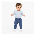 Pantalón Slim Fit Para Bebé Mod. 563 Marca Mayoral® Ultramar Lisa 36 Meses