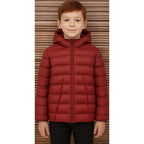 Chamarra Ultraligera Para Niño Mod.7456 Marca Mayoral® Terracota 16 Años Capitonado