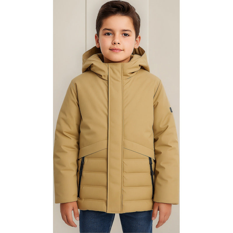 Chamarra De Niño Mod.7459 Almendra Marca Mayoral® Almendra 8 Años Liso