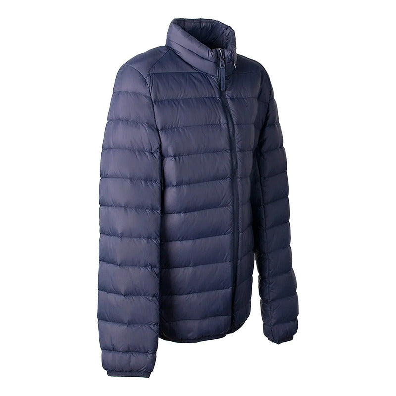 Chamarra Capitonada Para Niño Mod. Bw83-pol8884 Greenlander® Azul Oscuro G Lisa