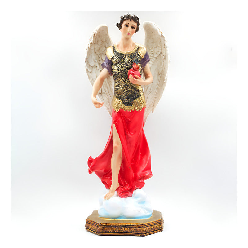 Imagen Religiosa De Resina Decorativa Angel Protector