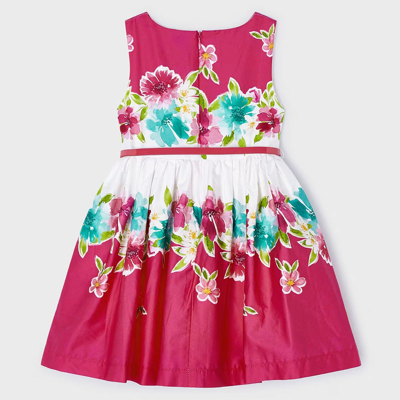 Vestido Floreado Para Niña Mod.3921 Marca Mayoral