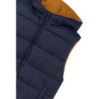 Chaleco Reversible Con Gorro Para Niño M.7397 Marca Mayoral® Azul Oscuro/mostaza Lisa 14