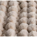 Frazada Gante Beige Suave 90x150 Cm 2 Vista Borrega Vianney Color Blanco Diseño De La Tela Liso