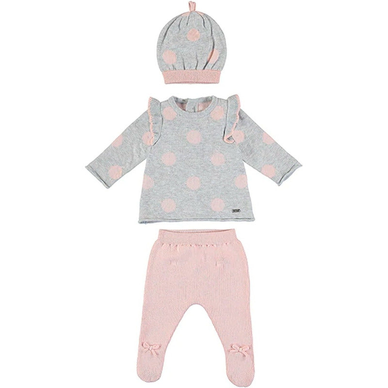 Conjunto De 3pz En Punto Tricot Ecofriends Mayoral® New Born