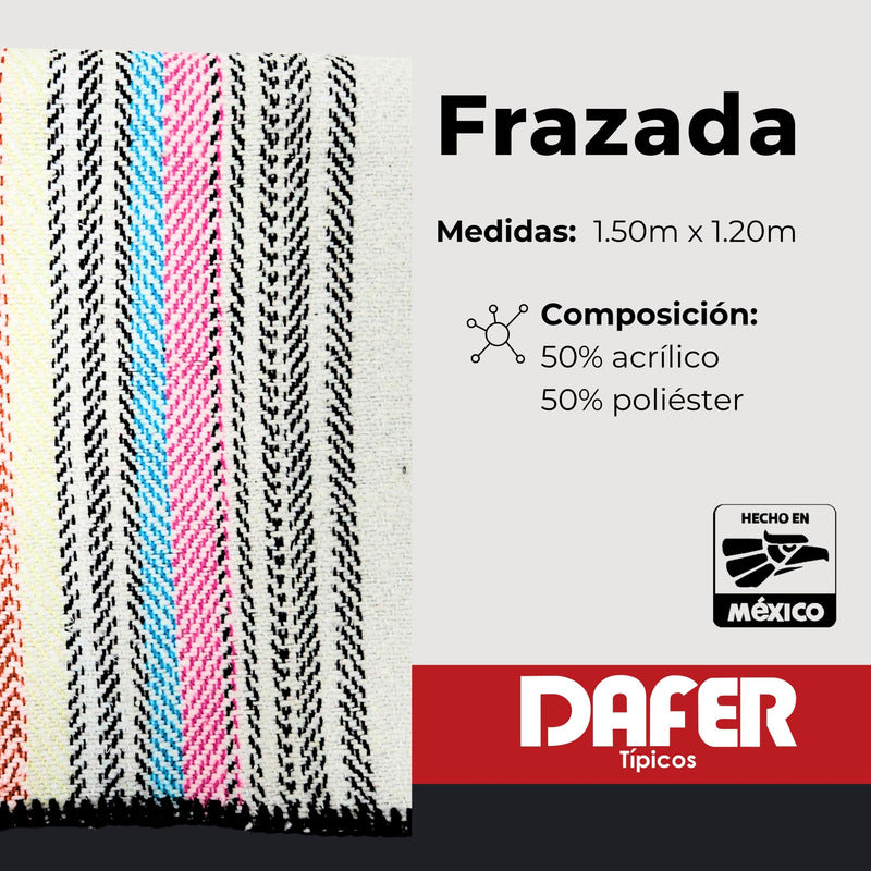 Frazada De Acrilico Afelpada Multiusos 1.20m X 1.50m Mod. Ac