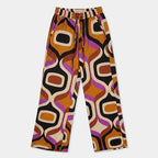 Pantalón Palazo Estampado Retro Casual Mujer W41101 Bobois® Multicolor Retro Ch