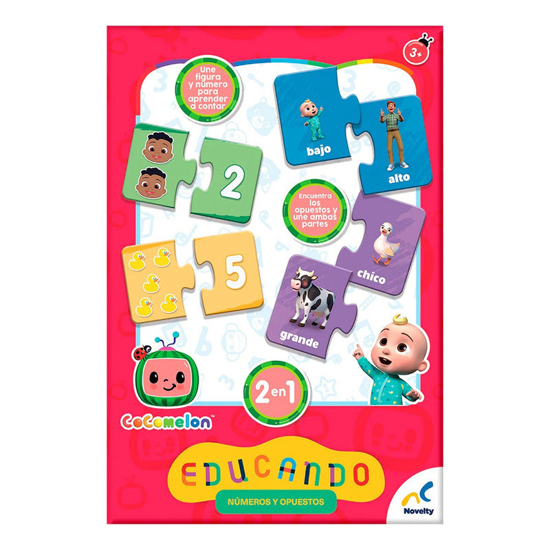 Juego Educando Numeros Y Opuestos Jca-3957 Marca Novelty®