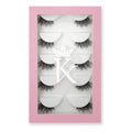 Pestañas Postizas En Tira 5 Pares Marca Kfer Valtierra® Negro Teddy C 1.5 Cm