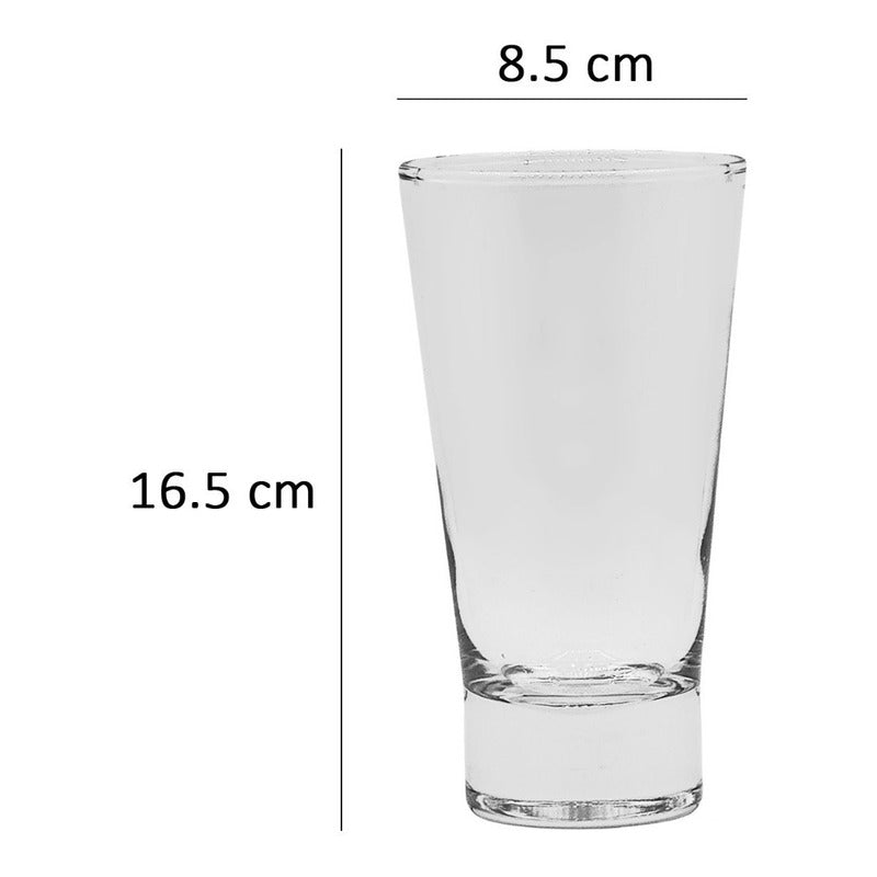 Vasos De Cristal 6 Pz Mod. London Cooler Cristal
