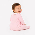 Mameluco Ligero Para Bebé Mod.1743 Marca Mayoral® Rosa 4-6 Meses Lisa