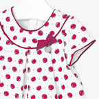 Vestido Cómodo Para Bebe Marca Mayoral® Rojo/círculos 6 M