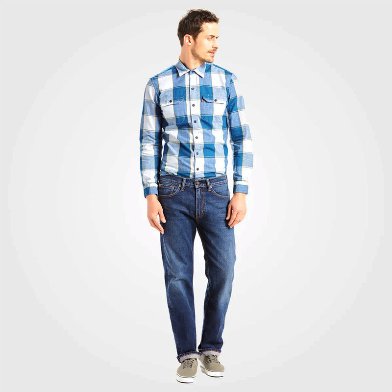 Pantalon Regular De Hombre 005051455 Mod. 505 Marca Levi's®