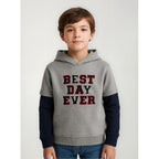 Sudadera Doble Manga Larga Para Niño 7444 Marca Mayoral® 10 Años Gris Oscuro Lisa