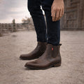 Bota Chelsea Para Caballero Mod. L2126563 Marca Levís® Marrón Liso 27,5 Mx