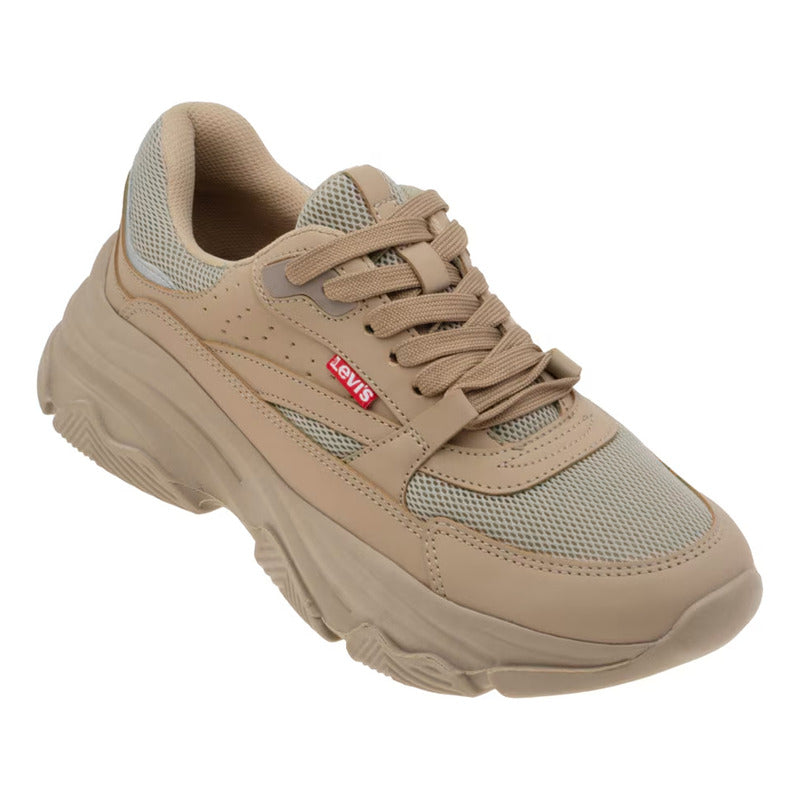 Tenis Estilo Chunky Para Mujer Mod. L1225221 Marca Levis®