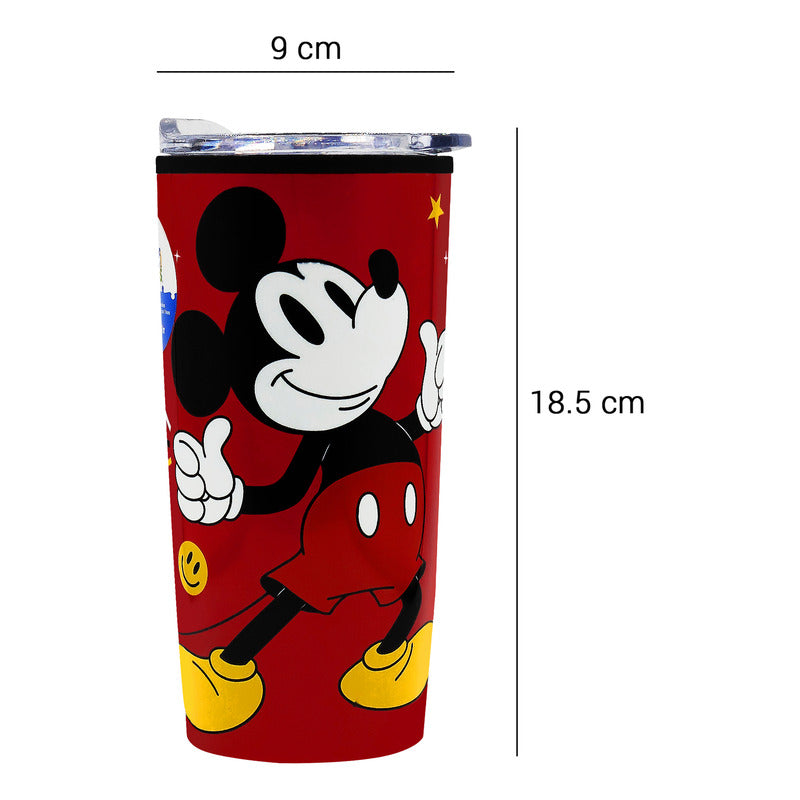 Vaso Termo Con Tapa 450ml Para Adulto Diseños Varios