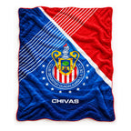 Cobertor Borrega Individual Futbol 1.50x2.00m Providencia® Chivas 1 Kg Multicolor