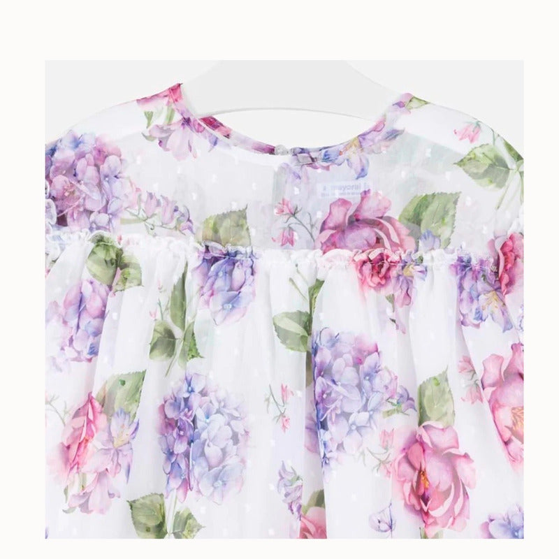 Blusa Ligera De Gasa Para Niña Mod.6159 Malvarrosa Mayoral®