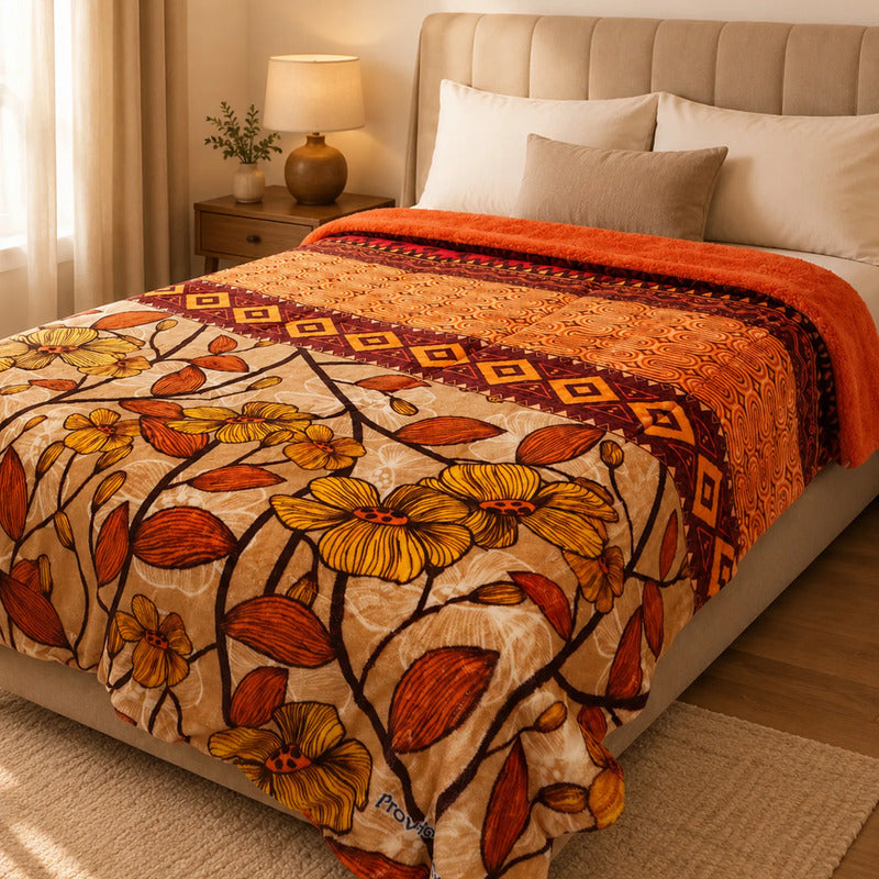 Edredón Borrega Soft Sobrecamero 2x2.20m Marca Providencia® Multicolor Castilla