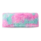 Almohada Abrazable Peluda 110cm X 40 Cm Marca Pillow Lart® Rosa/turquesa