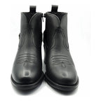 Botín Tacón 5cm Para Dama Mod. L1126163 Marca Levís® Negro Liso 25.5 Mx