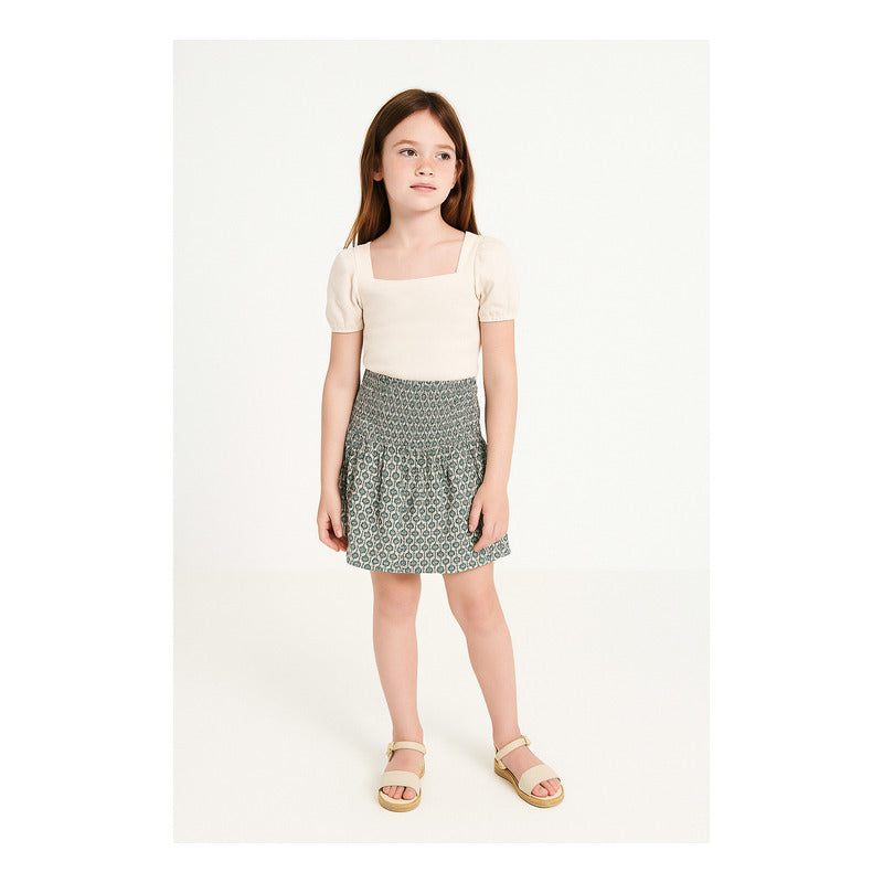 Falda Casual Estampada Juvenil  Mod.7901 Marca Mayoral®