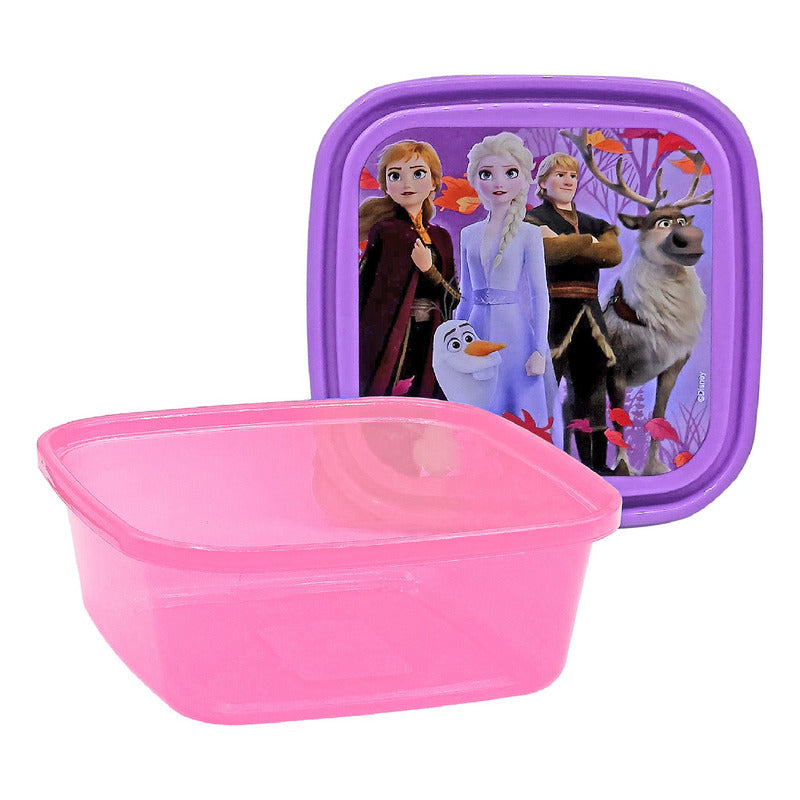 Recipiente Infantil Escolar Para Comida Diseños Varios