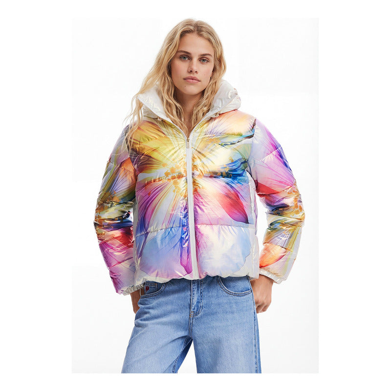 Chamarra Impermeble Y Acolchada Para Dama Marca Desigual®