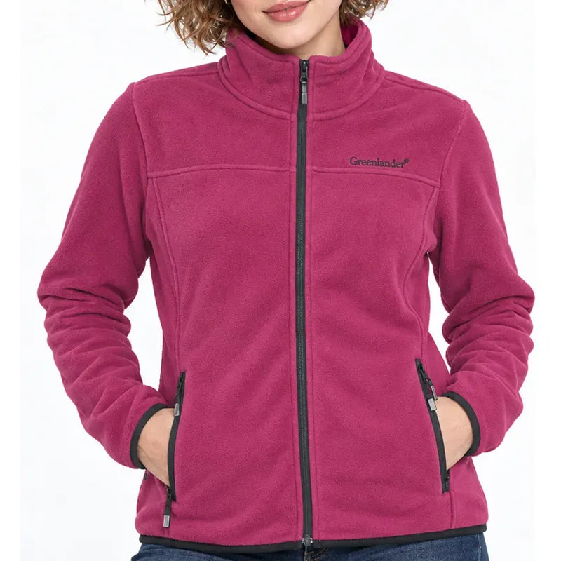 Sudadera Polar Fleece Mujer Dw90-fce8575 Marca Greenlander® G Burgundy Lisa